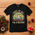 Funny First Of All I'm A Delight T Shirt Angry Opossum Possum Christmas - Wonder Print Shop