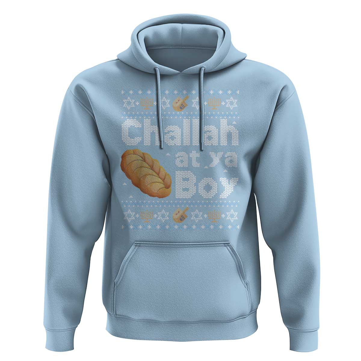 Funny Hanukkah Hoodie Challah At Ya Boy Jewish Holiday