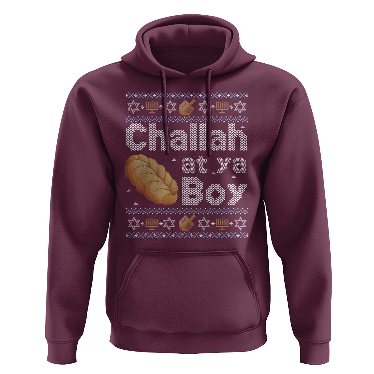 Funny Hanukkah Hoodie Challah At Ya Boy Jewish Holiday
