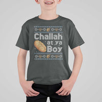 Funny Hanukkah T Shirt For Kid Challah At Ya Boy Jewish Holiday - Wonder Print Shop
