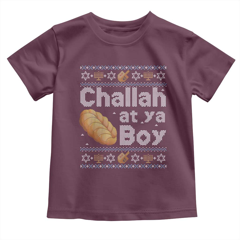 Funny Hanukkah Toddler T Shirt Challah At Ya Boy Jewish Holiday