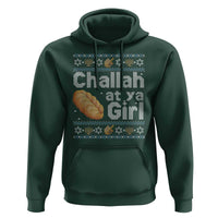 Funny Hanukkah Hoodie Challah At Ya Girl Jewish Holiday