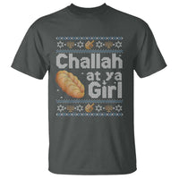 Funny Hanukkah T Shirt Challah At Ya Girl Jewish Holiday - Wonder Print Shop