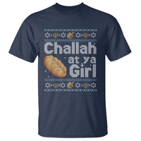 Funny Hanukkah T Shirt Challah At Ya Girl Jewish Holiday - Wonder Print Shop