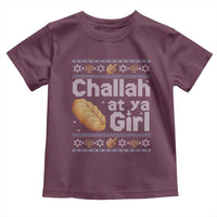 Funny Hanukkah Toddler T Shirt Challah At Ya Girl Jewish Holiday