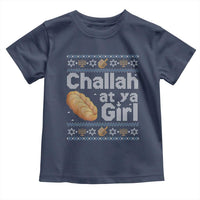 Funny Hanukkah Toddler T Shirt Challah At Ya Girl Jewish Holiday