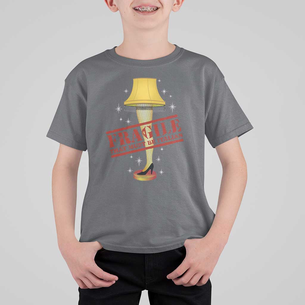 Funny Fragile That Must Be Italian Christmas Movie T Shirt For Kid - Wonder Print Shop