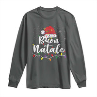 Funny Buon Natale Long Sleeve Shirt Italian Christmas Italy Pride Santa Hat