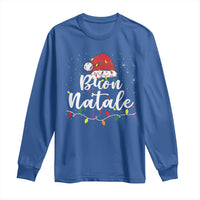 Funny Buon Natale Long Sleeve Shirt Italian Christmas Italy Pride Santa Hat