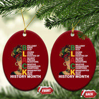 Black History Month Brilliant Brave Bold Ceramic Ornament African American Pride