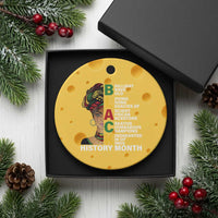 Black History Month Brilliant Brave Bold Ceramic Ornament African American Pride