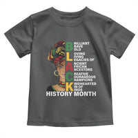 Black History Month Brilliant Brave Bold Toddler T Shirt African American Pride