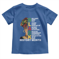 Black History Month Brilliant Brave Bold Toddler T Shirt African American Pride
