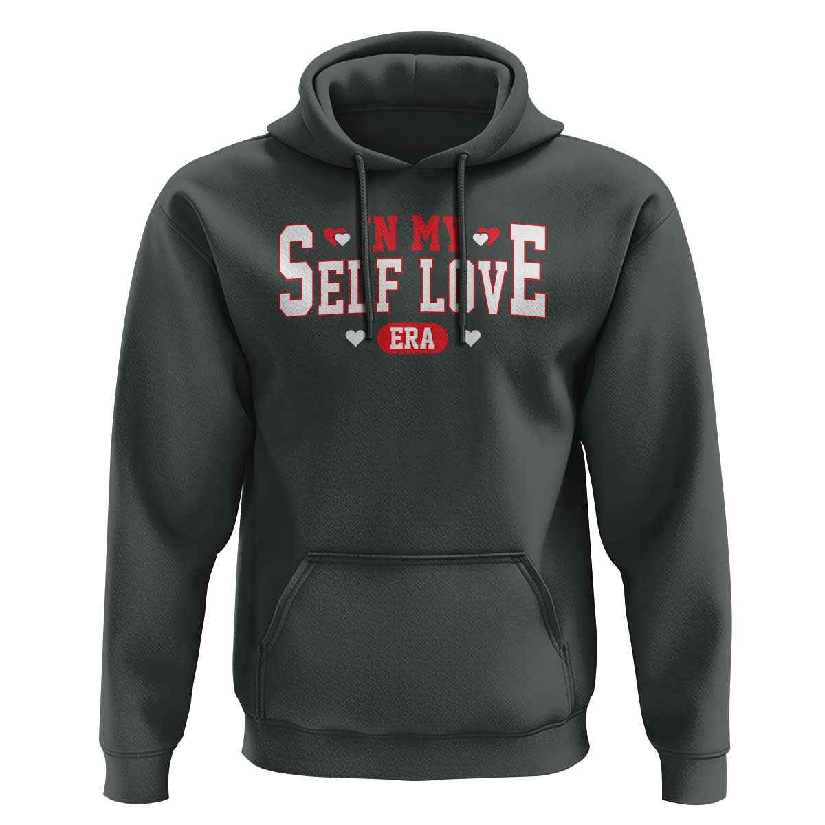 Funny Anti Valentine's Day Hoodie In My Self Love Era Singles Awareness Day