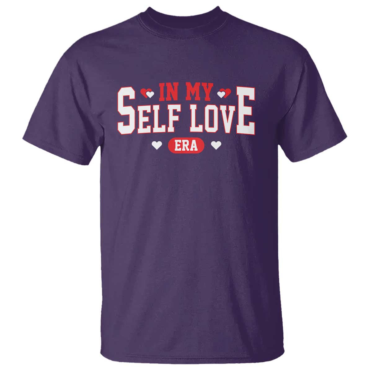 Funny Anti Valentine's Day T Shirt In My Self Love Era Singles Awareness Day