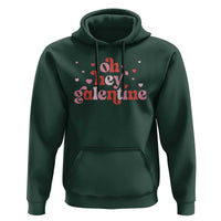 Funny Galentine's Day Hoodie Oh Hey Galentine Retro Heart