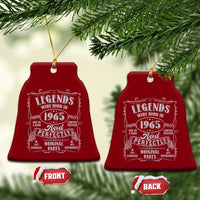 Funny Birthday Legends Were Born In 1965 Ceramic Ornament Vintage BDay Father's Day - Wonder Print Shop