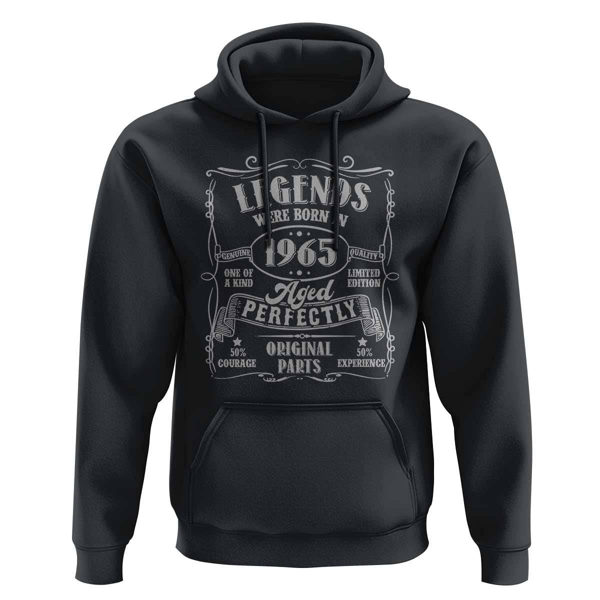 Funny Birthday Legends Were Born In 1965 Hoodie Vintage BDay Father's Day