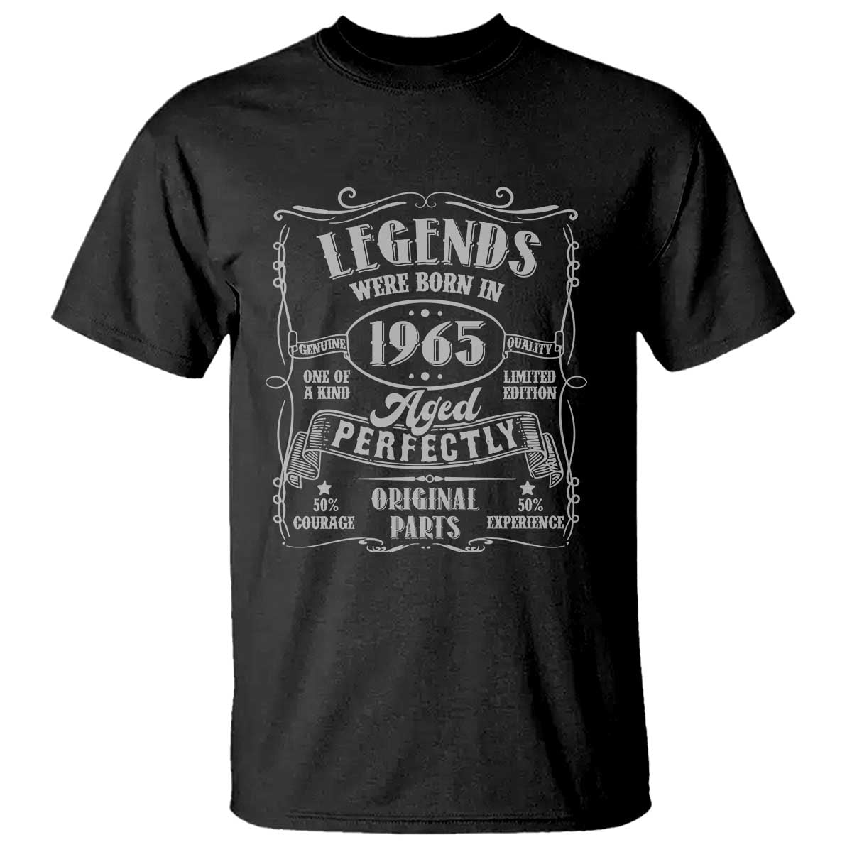 Funny Birthday Legends Were Born In 1965 T Shirt Vintage BDay Father's Day