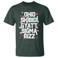 Funny Skibidi Rizz Gyatt Ohio Sigma Valentine's Day T Shirt