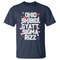Funny Skibidi Rizz Gyatt Ohio Sigma Valentine's Day T Shirt