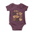 African American Proud Black History Month Baby Onesie Melanin Hearts