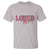 Loved John 3:16 T Shirt Christian Religious God Bible Verses Valentine's Day Pink Bow