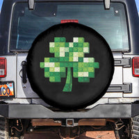 Funny St Patricks Day Shamrock Building Blocks Bricks Spare Tire Cover