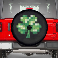Funny St Patricks Day Shamrock Building Blocks Bricks Spare Tire Cover