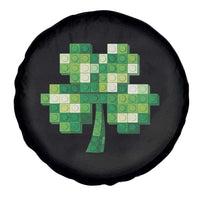 Funny St Patricks Day Shamrock Building Blocks Bricks Spare Tire Cover