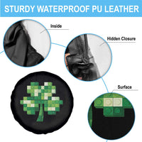 Funny St Patricks Day Shamrock Building Blocks Bricks Spare Tire Cover
