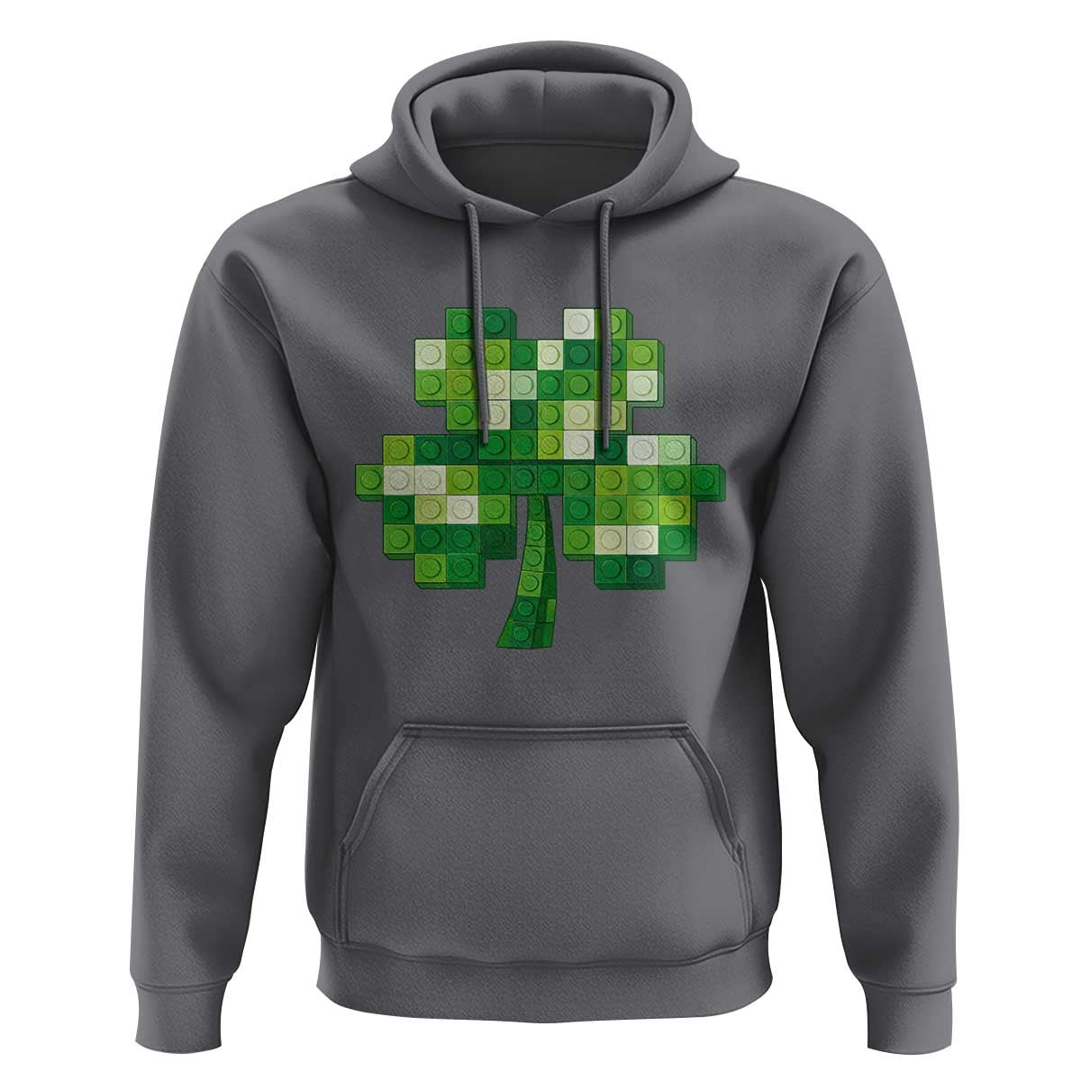 Funny St Patricks Day Shamrock Building Blocks Bricks Hoodie