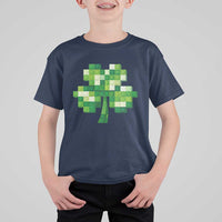 Funny St Patricks Day Shamrock Building Blocks Bricks T Shirt For Kid