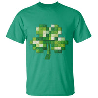 Funny St Patricks Day Shamrock Building Blocks Bricks T Shirt