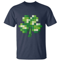 Funny St Patricks Day Shamrock Building Blocks Bricks T Shirt
