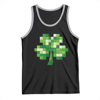 Funny St Patricks Day Shamrock Building Blocks Bricks Tank Top