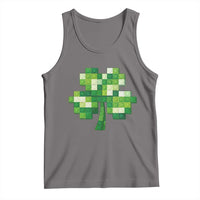 Funny St Patricks Day Shamrock Building Blocks Bricks Tank Top