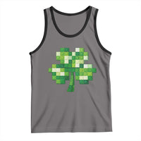 Funny St Patricks Day Shamrock Building Blocks Bricks Tank Top
