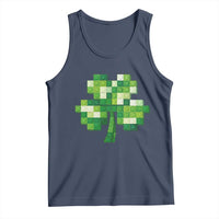 Funny St Patricks Day Shamrock Building Blocks Bricks Tank Top