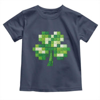 Funny St Patricks Day Shamrock Building Blocks Bricks Toddler T Shirt