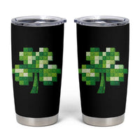 Funny St Patricks Day Shamrock Building Blocks Bricks Tumbler Cup