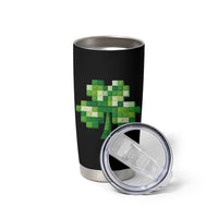 Funny St Patricks Day Shamrock Building Blocks Bricks Tumbler Cup