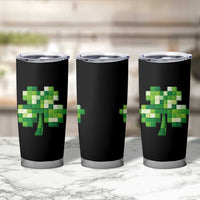 Funny St Patricks Day Shamrock Building Blocks Bricks Tumbler Cup