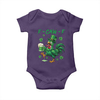 Funny F Caw F Chicken St Patricks Day Baby Onesie Irish Beer Drinking Shamrock Print