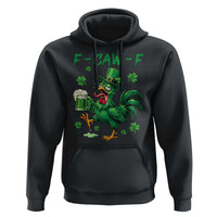 Funny F Caw F Chicken St Patricks Day Hoodie Irish Beer Drinking Shamrock Print