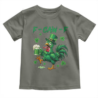 Funny F Caw F Chicken St Patricks Day Toddler T Shirt Irish Beer Drinking Shamrock Print