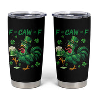 Funny F Caw F Chicken St Patricks Day Tumbler Cup Irish Beer Drinking Shamrock Print