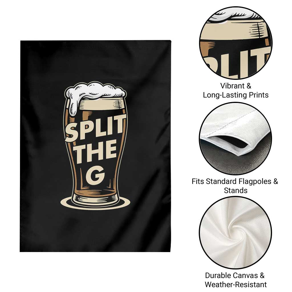 Funny Irish Beer Slit The G Garden Flag Stout Beer Drinking Lover