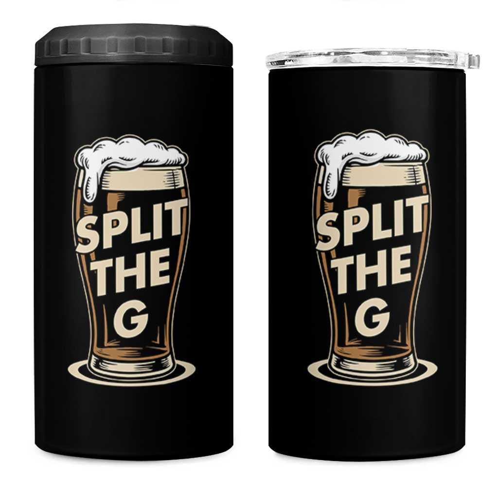 Funny Irish Beer Slit The G 4 in 1 Can Cooler Tumbler Stout Beer Drinking Lover