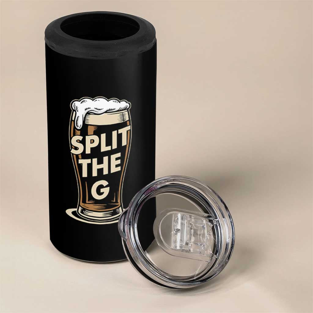 Funny Irish Beer Slit The G 4 in 1 Can Cooler Tumbler Stout Beer Drinking Lover